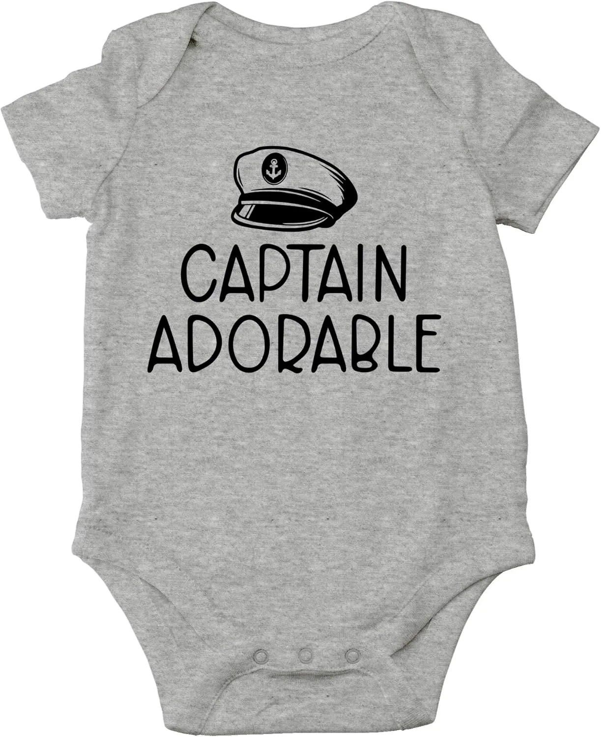 CBTwear Captain Adorable - Baby Clothes - Funny Newborn Bodysuit Outfits for Boys and Girls
