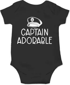 CBTwear Captain Adorable - Baby Clothes - Funny Newborn Bodysuit Outfits for Boys and Girls