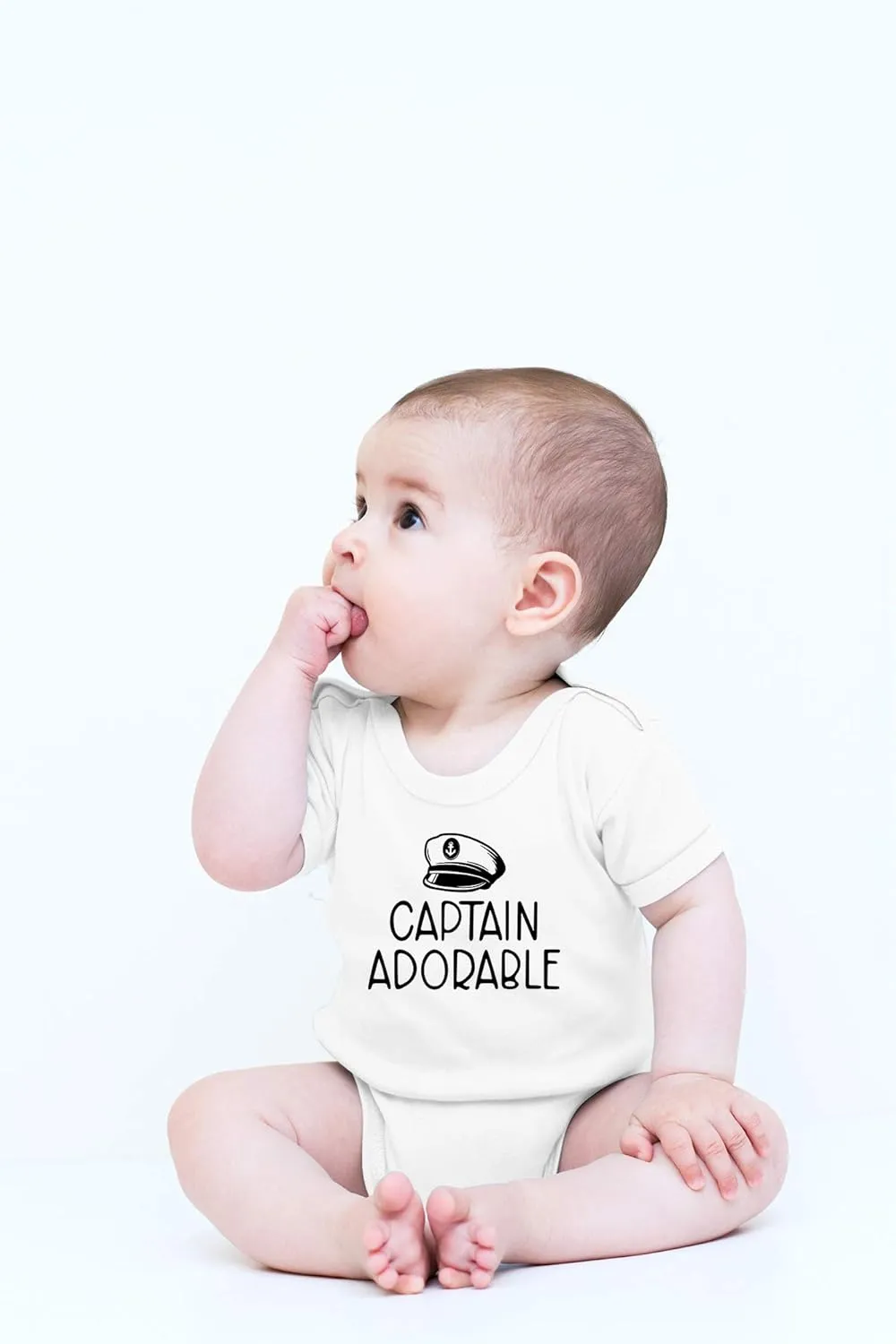 CBTwear Captain Adorable - Baby Clothes - Funny Newborn Bodysuit Outfits for Boys and Girls