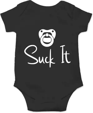 CBTwear Suck It - Baby Clothes - Funny Newborn Bodysuit Outfits for Boys and Girls