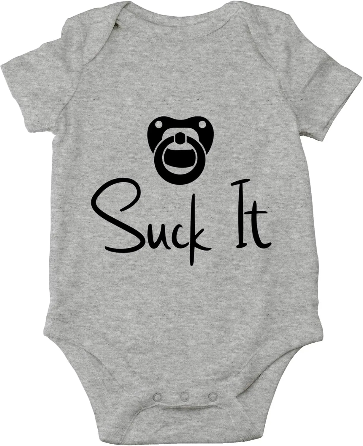 CBTwear Suck It - Baby Clothes - Funny Newborn Bodysuit Outfits for Boys and Girls