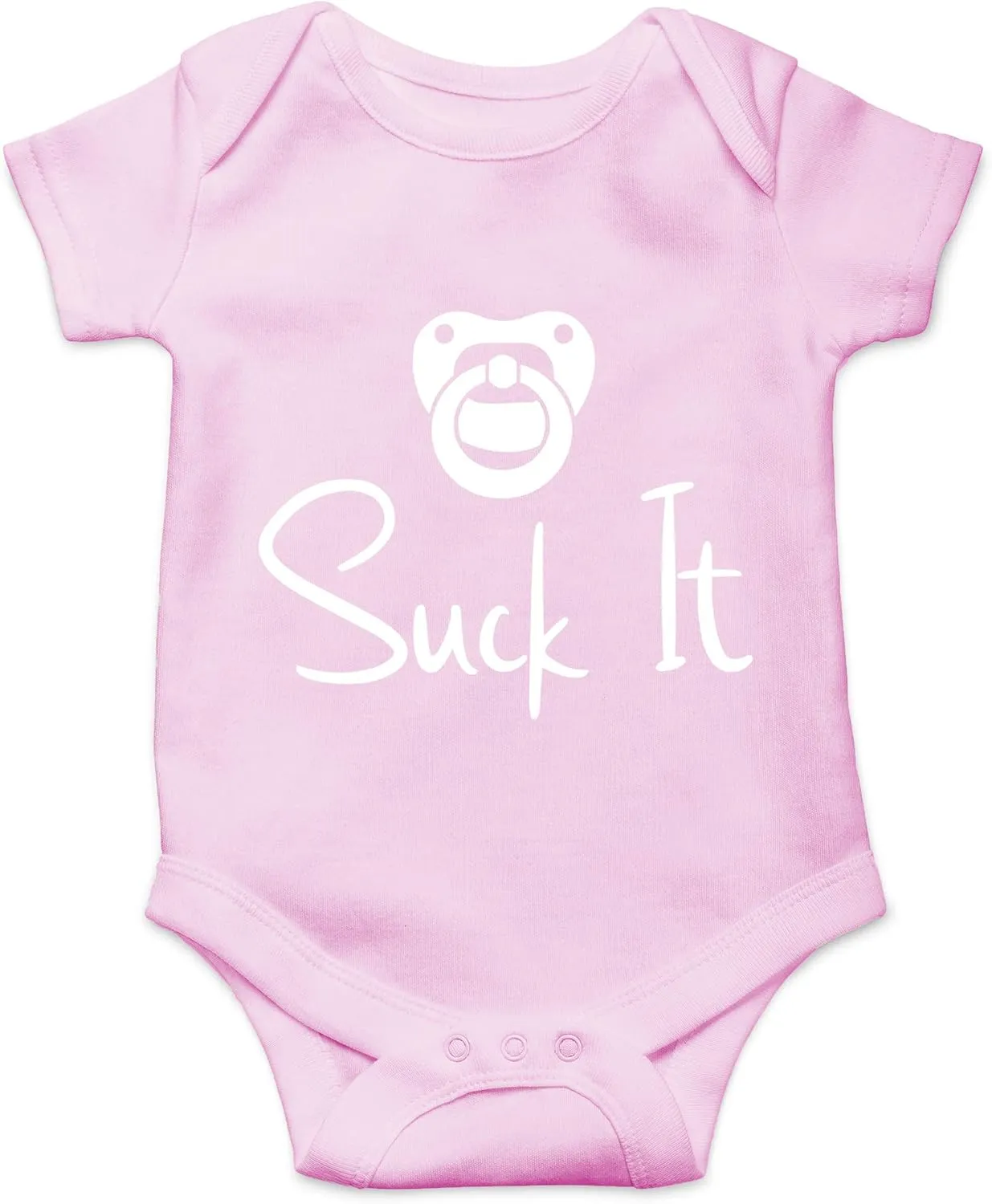 CBTwear Suck It - Baby Clothes - Funny Newborn Bodysuit Outfits for Boys and Girls