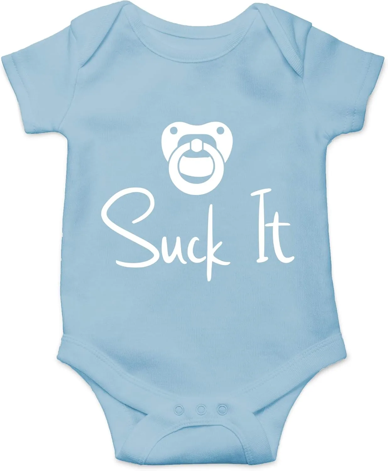 CBTwear Suck It - Baby Clothes - Funny Newborn Bodysuit Outfits for Boys and Girls