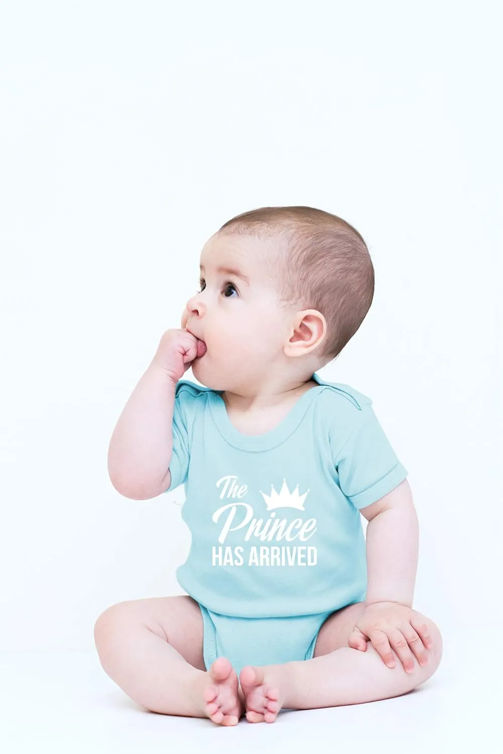 CBTwear The Prince Has Arrived - Baby Clothes - Funny Newborn Bodysuit Outfits for Boys