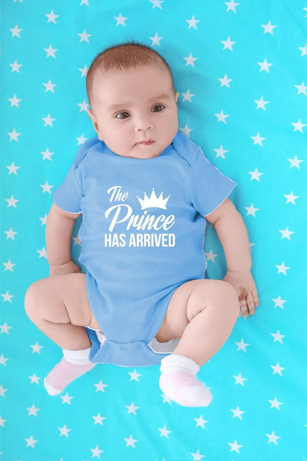 CBTwear The Prince Has Arrived - Baby Clothes - Funny Newborn Bodysuit Outfits for Boys
