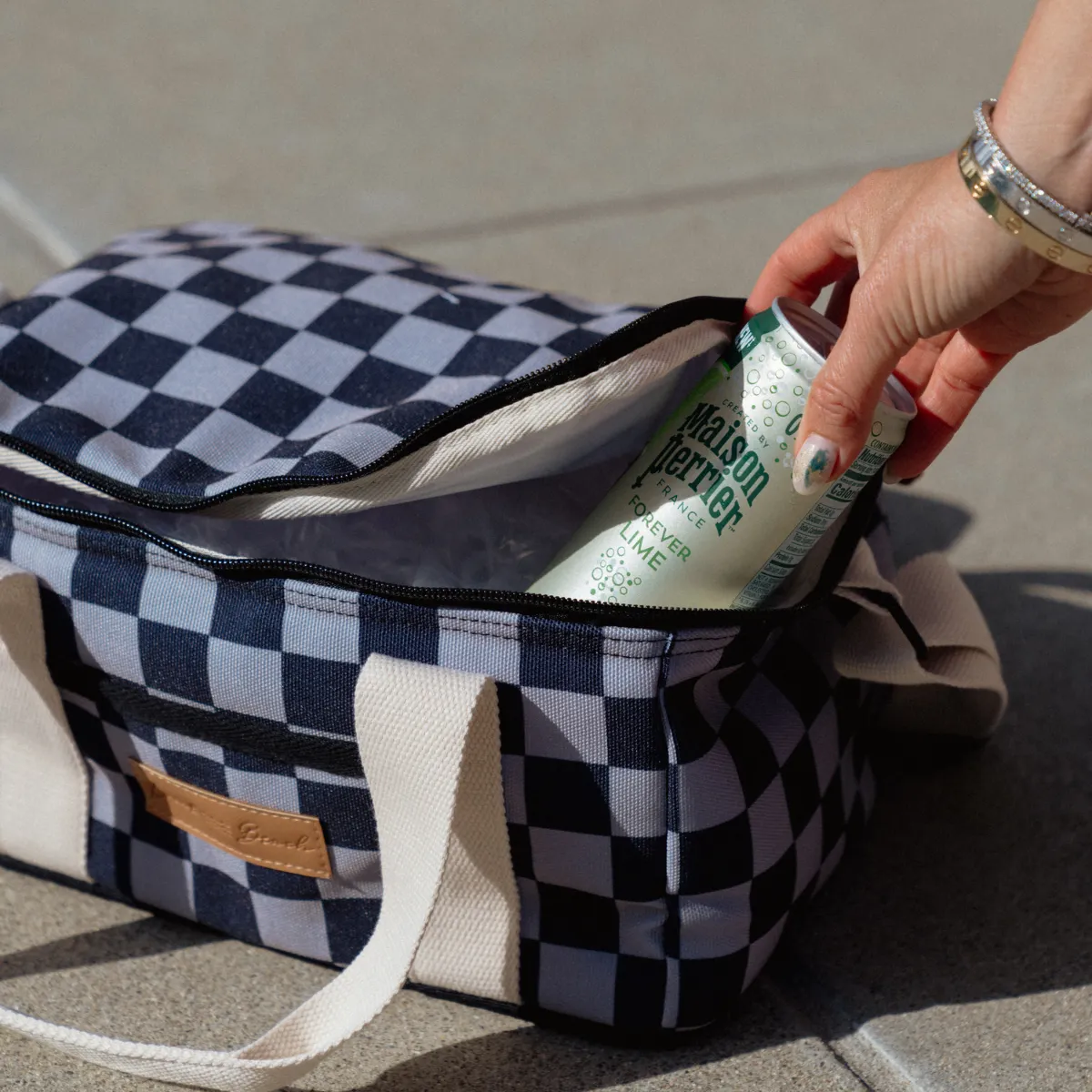 Checker Mini Cooler/Lunch Bag