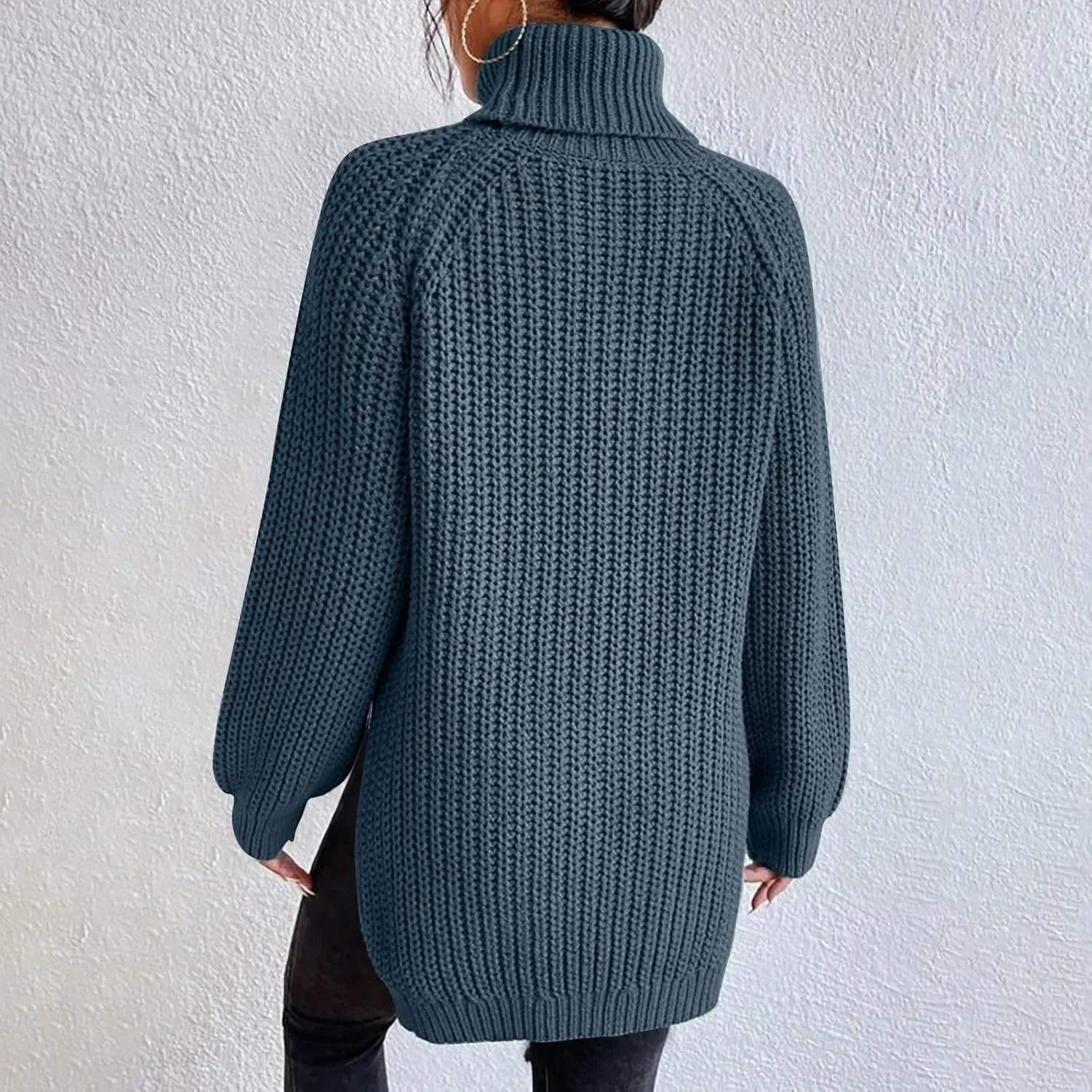 ChicCrate Womens Sweaters Fall 2025 Long Sleeve Shirts Knit Sweater Going Out Tops Tunic Dressy Casual Trendy Pullover