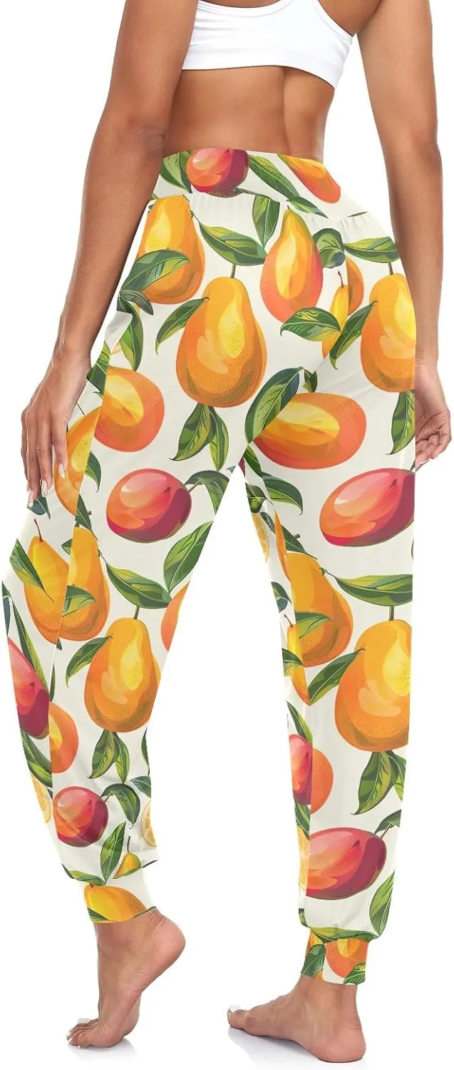 CHIFIGNO Harem Pants Women Athletic Pants Casual Loose Pants Women Hippie Pants