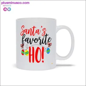 Christmas Mug, Santa's Favorite Ho! Mugs
