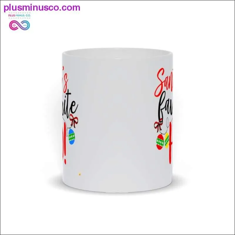 Christmas Mug, Santa's Favorite Ho! Mugs