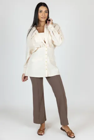 Cinch Puff Blouse