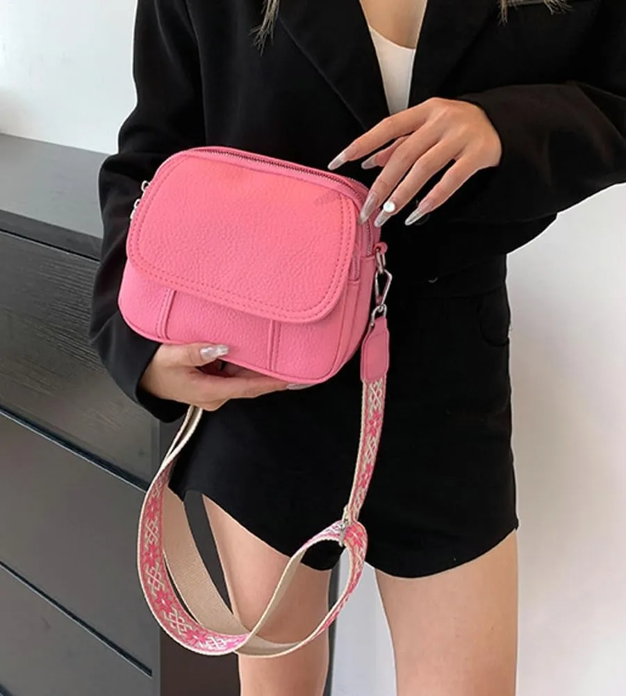 Crossbody Bag for Women Small Purse Trendy PU Leather Shoulder Totes Bag Hnadbag Satchel with Multi Pocket