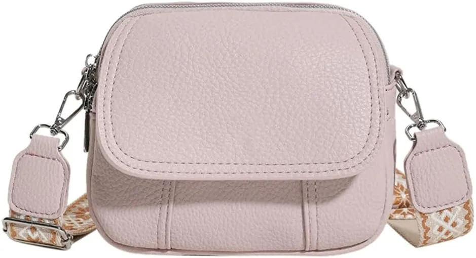 Crossbody Bag for Women Small Purse Trendy PU Leather Shoulder Totes Bag Hnadbag Satchel with Multi Pocket