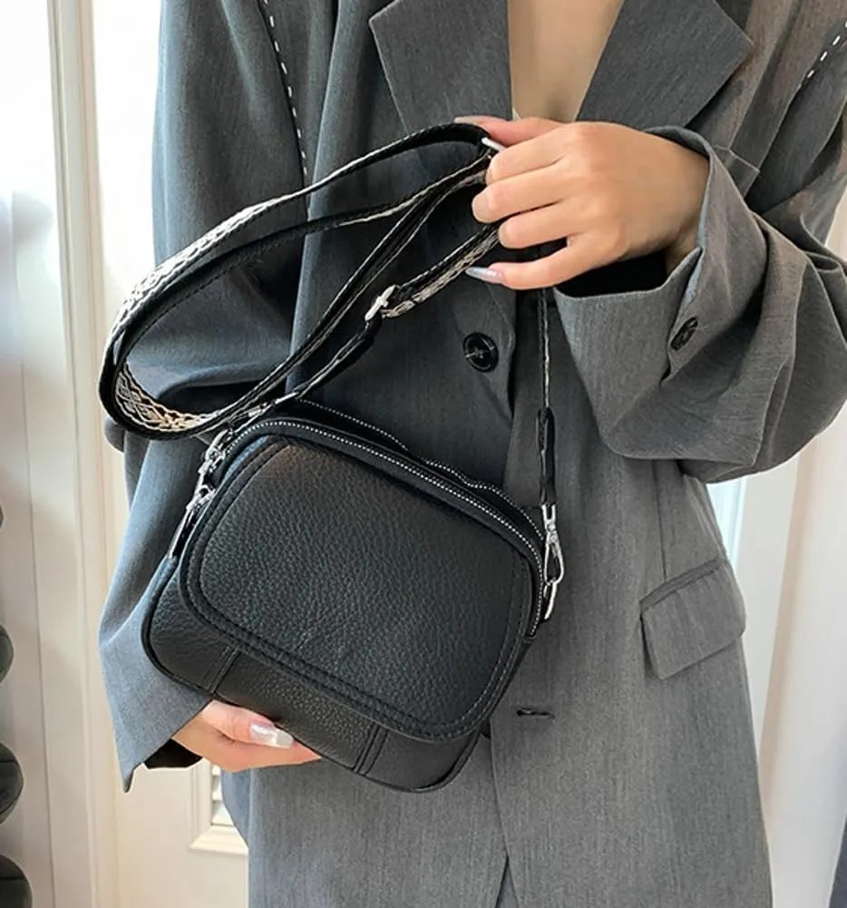 Crossbody Bag for Women Small Purse Trendy PU Leather Shoulder Totes Bag Hnadbag Satchel with Multi Pocket
