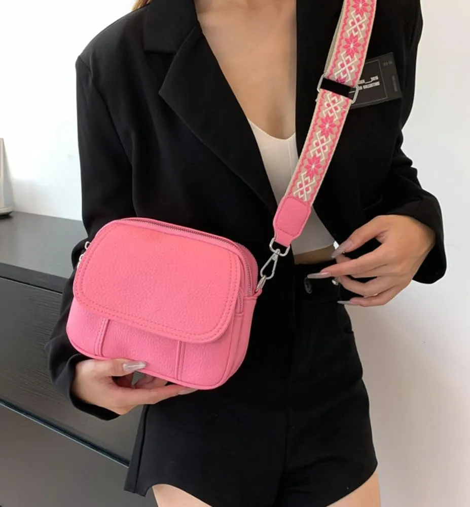 Crossbody Bag for Women Small Purse Trendy PU Leather Shoulder Totes Bag Hnadbag Satchel with Multi Pocket