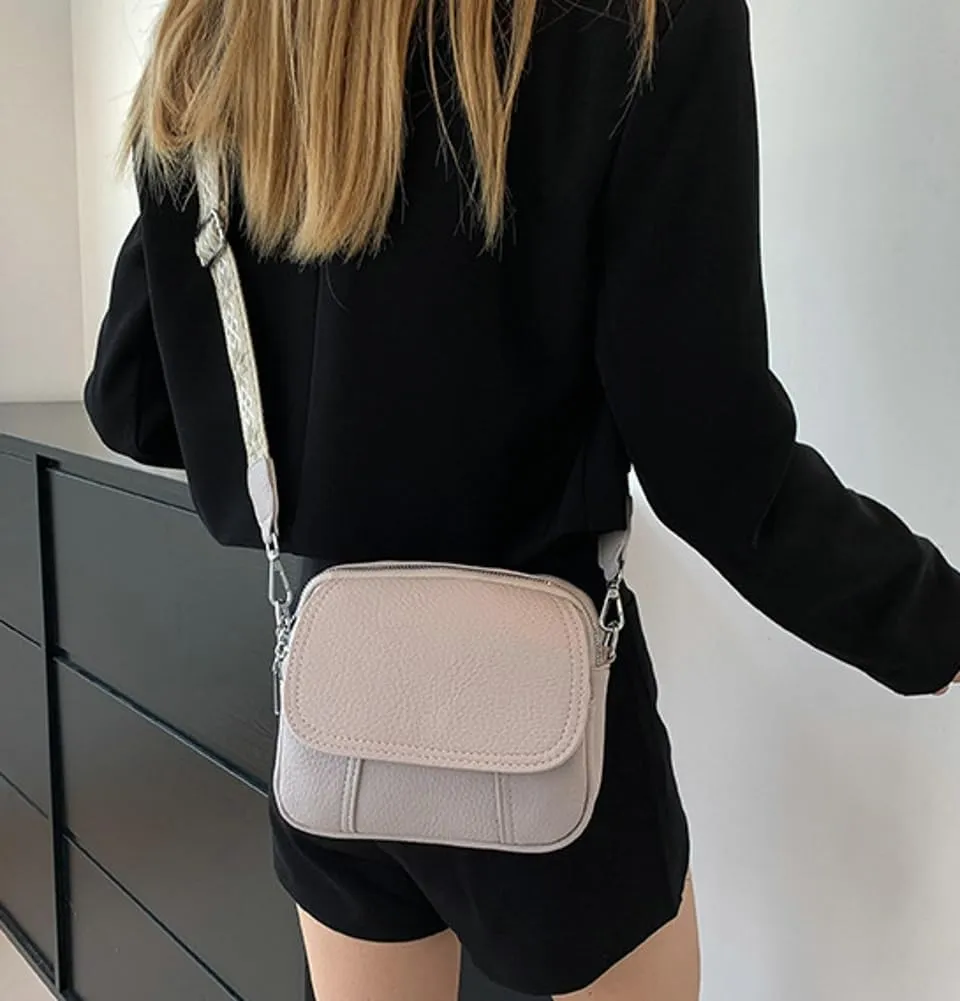 Crossbody Bag for Women Small Purse Trendy PU Leather Shoulder Totes Bag Hnadbag Satchel with Multi Pocket