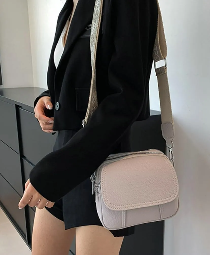 Crossbody Bag for Women Small Purse Trendy PU Leather Shoulder Totes Bag Hnadbag Satchel with Multi Pocket