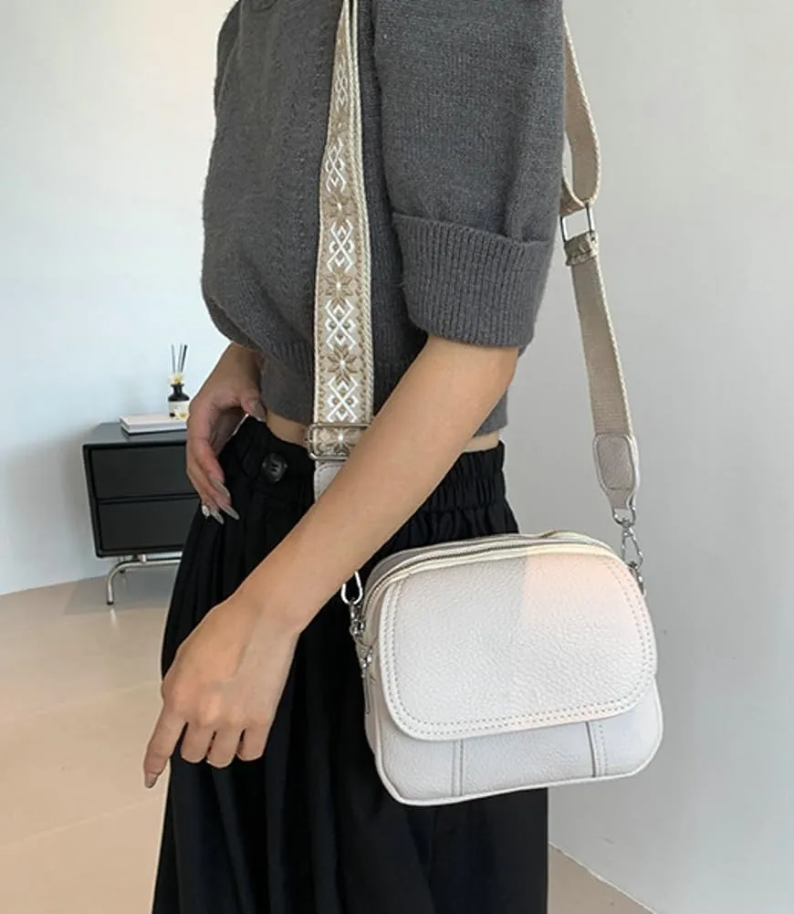 Crossbody Bag for Women Small Purse Trendy PU Leather Shoulder Totes Bag Hnadbag Satchel with Multi Pocket