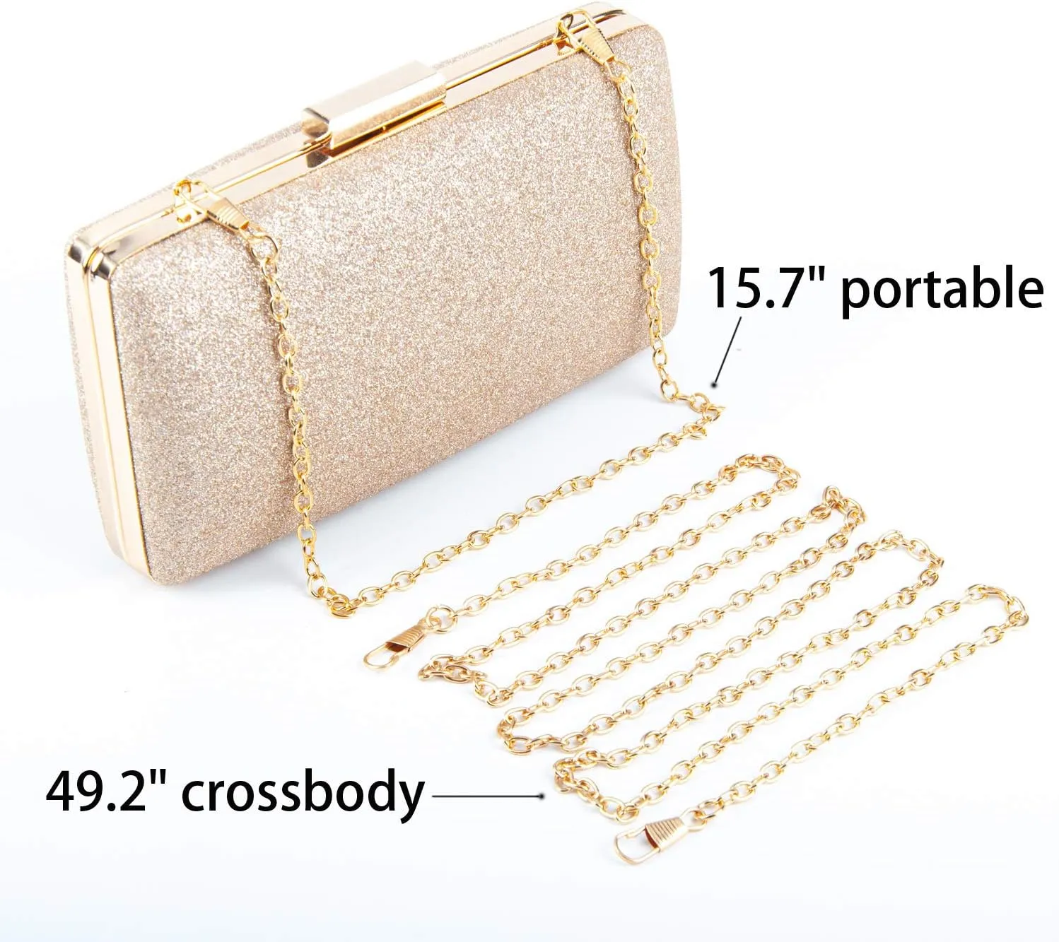 Crossbody Clutch Evening Bag for Women Formal Classic Clutch Handbag Purse Totes