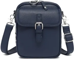 Crossbody Leather Bag for Women, Multi-Slot Multifunctional Large Capacity Bags Adjustable Shoulder Bags
