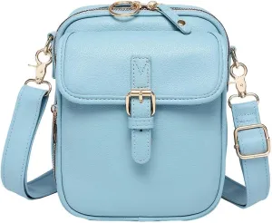 Crossbody Leather Bag for Women, Multi-Slot Multifunctional Large Capacity Bags Adjustable Shoulder Bags