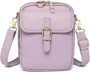 Crossbody Leather Bag for Women, Multi-Slot Multifunctional Large Capacity Bags Adjustable Shoulder Bags
