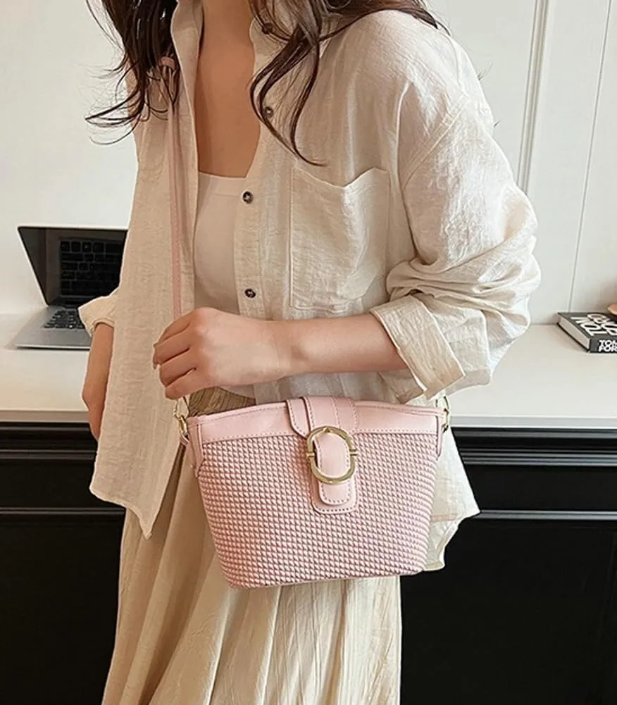 Cute 2025 Designer PU Leather Shoulder Crossbody Handbag for Womens Small Totes Satchel Clutch