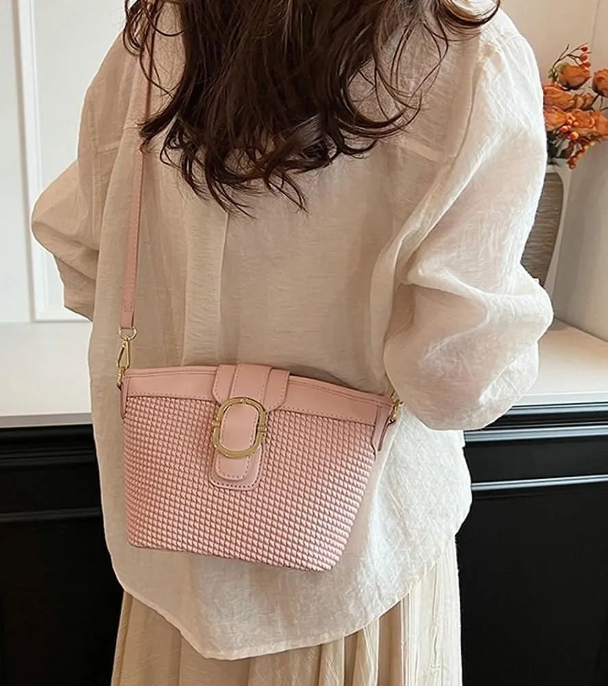 Cute 2025 Designer PU Leather Shoulder Crossbody Handbag for Womens Small Totes Satchel Clutch