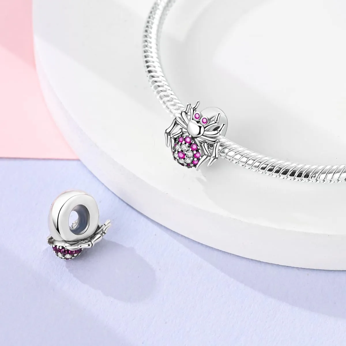 CYCUFF 925 Sterling Silver Charms Suitable for Charm Necklaces, Bracelet Pendants Beads Jewellery Gift for Women