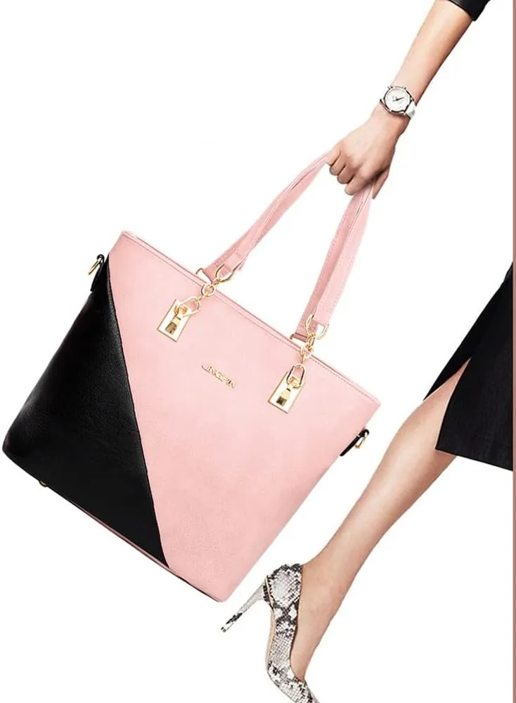 Dayfine 4 pcs Handbags set for Women Fashion Tote Shoulder Bag Purse PU Leather Satchel Chain Crossbody Bag Wallet Clutch