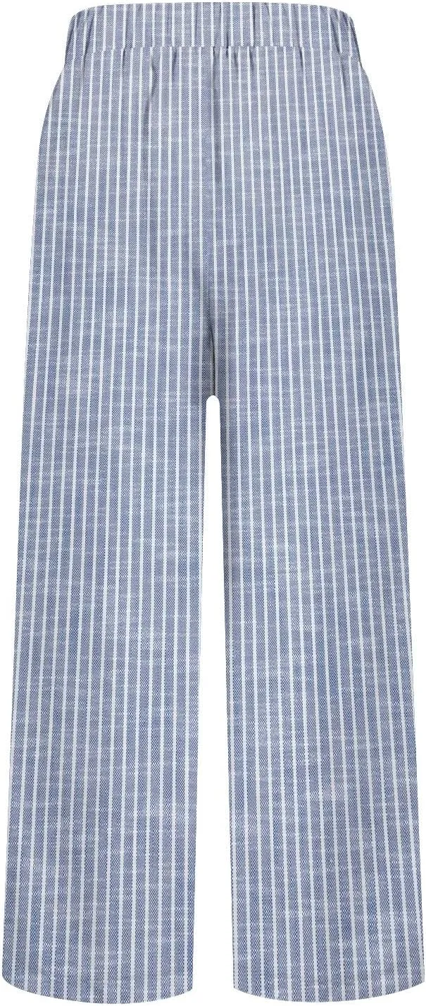 Drawstring Linen Pants Women Floral Cotton Linen Casual Pants Black Linen Pants Women Cropped Linen Pants Women