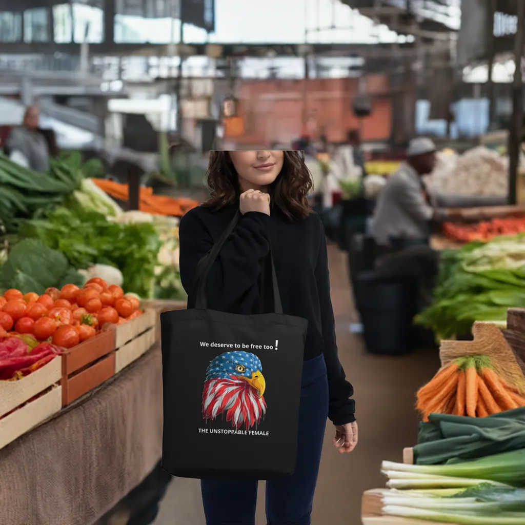 Eco Tote Bag, Organic Cotton Grocery Bag, Sustainable Shopping Bag