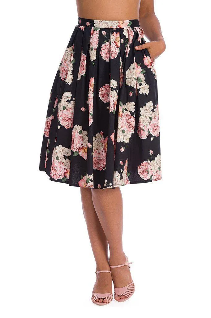 English Rose Pleated Skirt