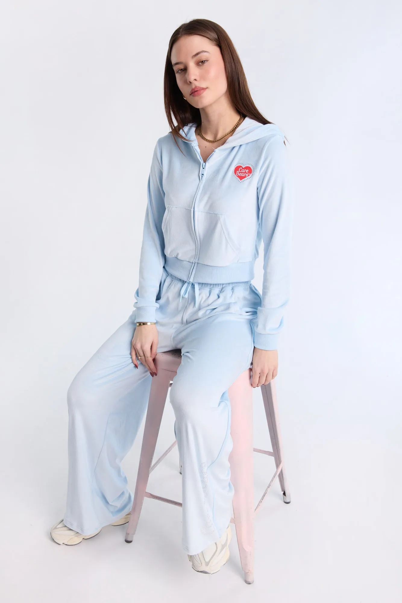 Ensemble en velours 2 pièces Care Bears