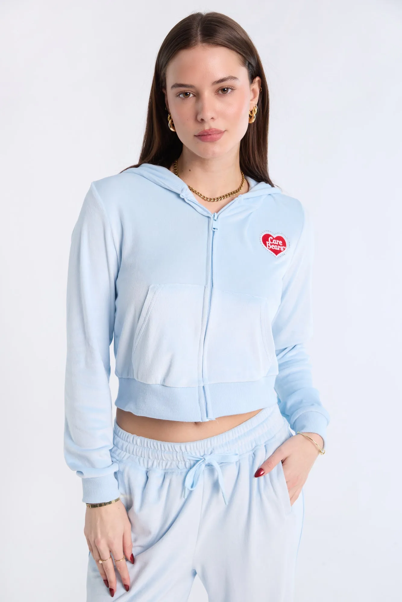 Ensemble en velours 2 pièces Care Bears