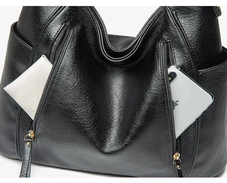 Evelyn - Elegant Leather Handbag