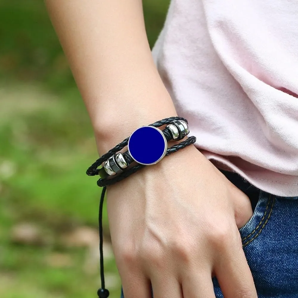 Fashion Kuwait Countries Flag Pendants,Kuwaiti Glass Cabochon Round Banner Pendant Necklace For Men Women,Nati