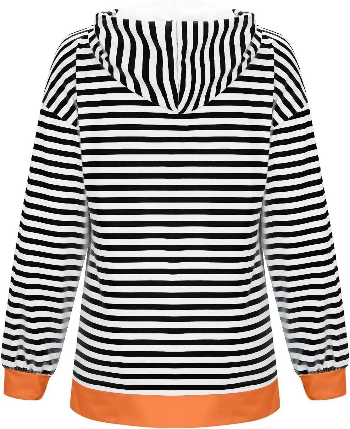 Fleece Jacket Women Color Block Striped Winter Coats Long Sleeve Zip up Jackets Casual Hooded Coat Pockets Outdoor