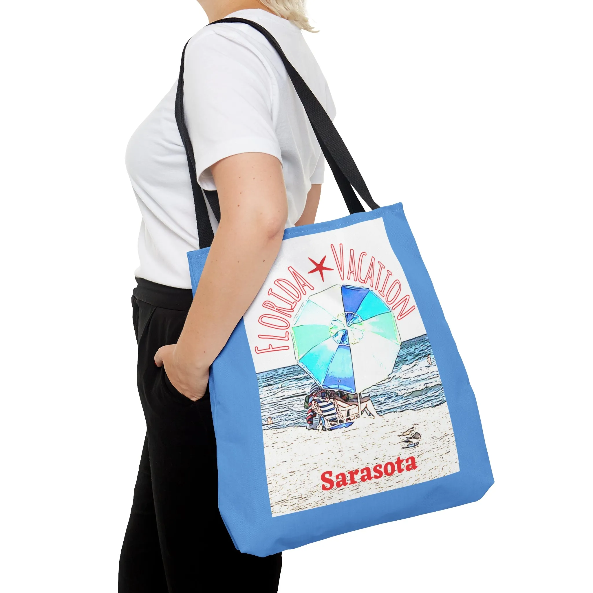 Florida Vacation Sarasota - AOP Tote Bag