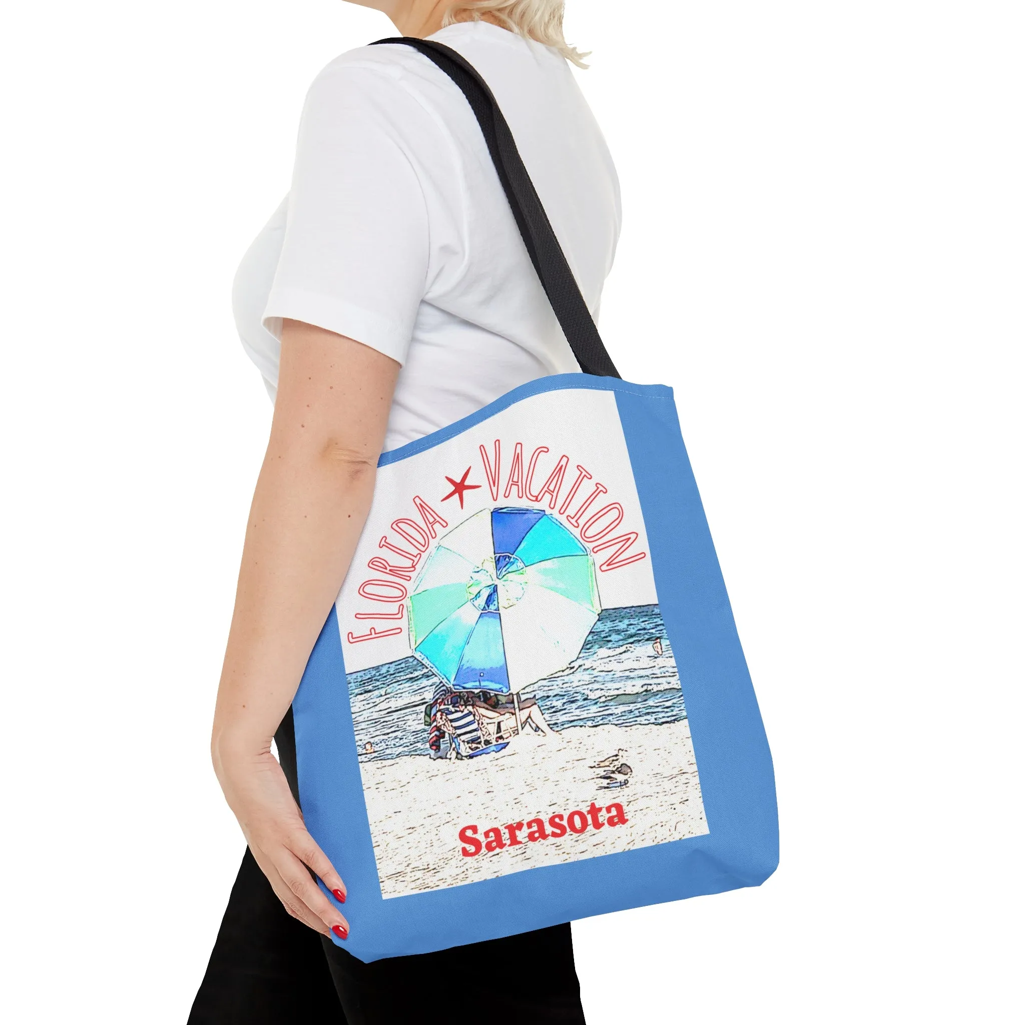 Florida Vacation Sarasota - AOP Tote Bag