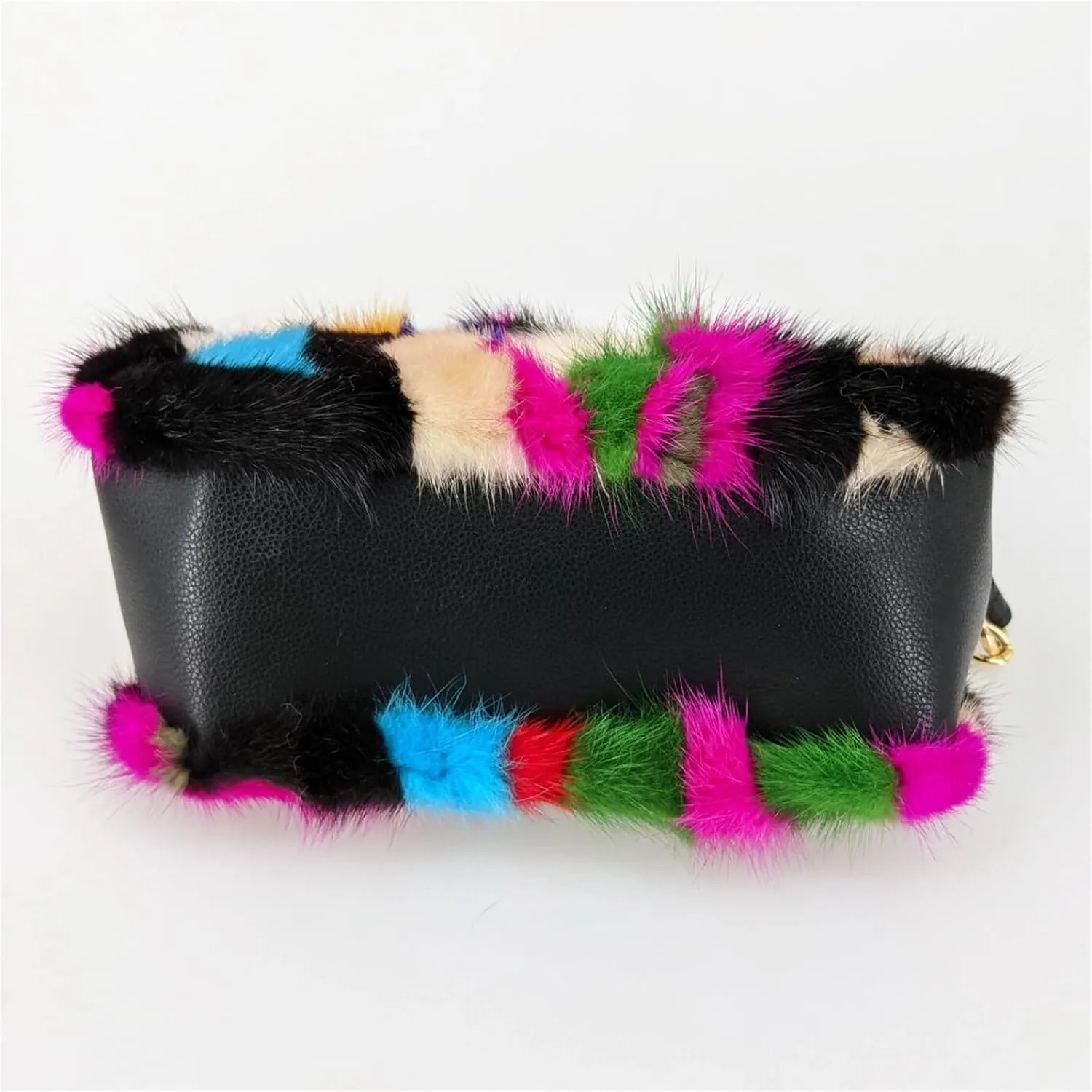 Fluffy Bag Handbag for Women Purses Beautiful Fashion for Party Wedding Clutch Crossbody Bag(Light Brown)