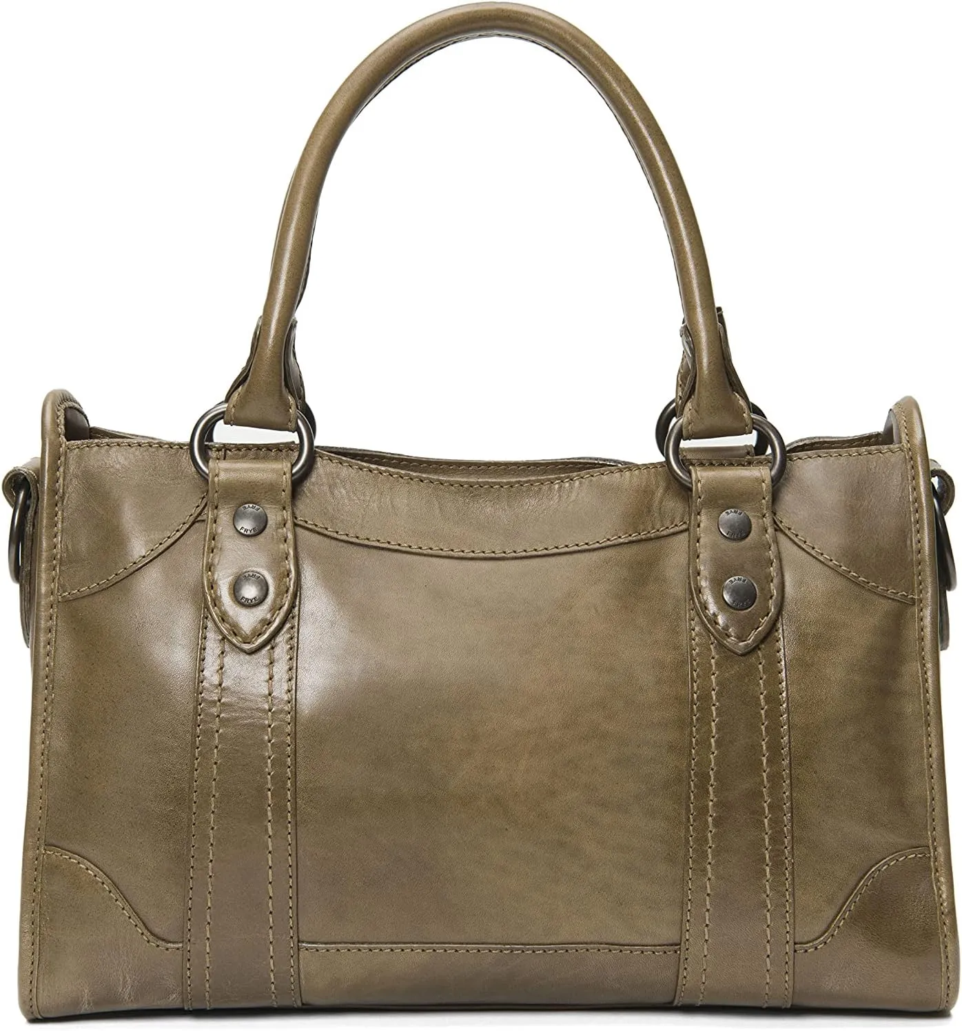Frye Melissa Zip Satchel Leather Handbag