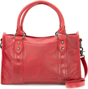 Frye Melissa Zip Satchel Leather Handbag