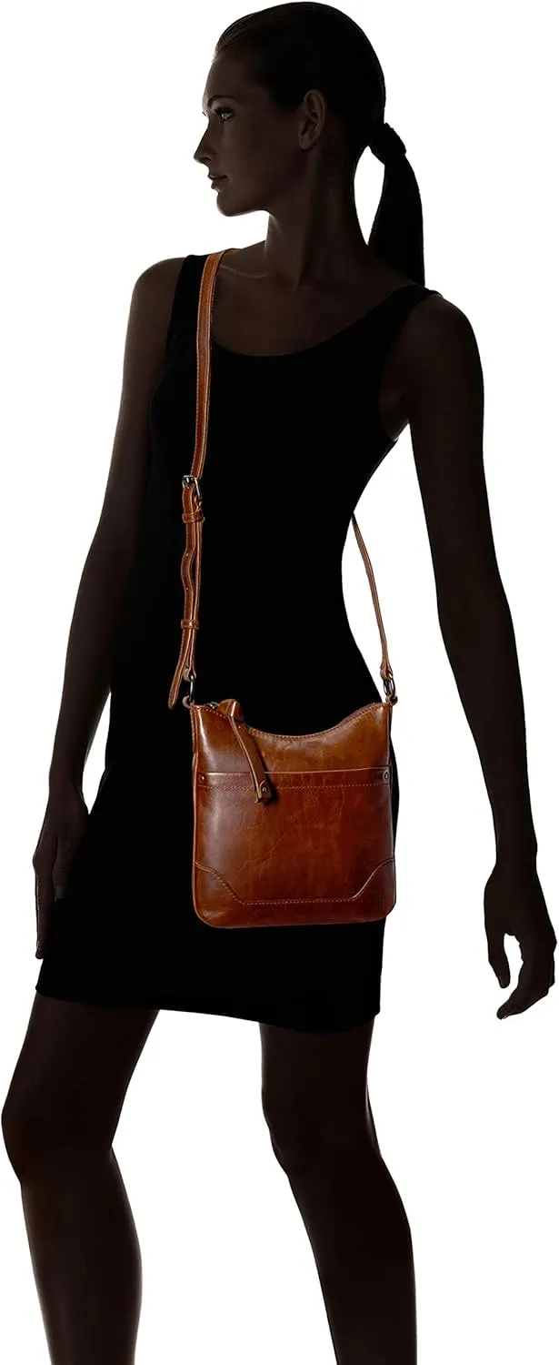Frye Women's Melissa Swing Pack Zip Crossbody Bag, Handbag with Adjustable Strap & Pockets