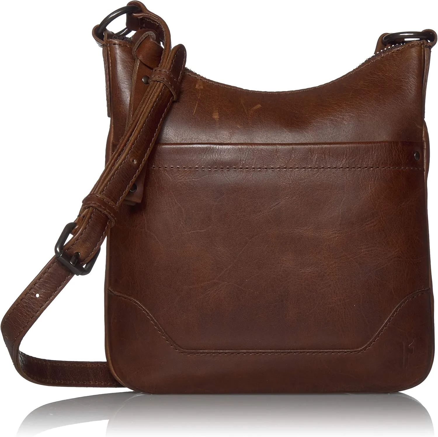 Frye Women's Melissa Swing Pack Zip Crossbody Bag, Handbag with Adjustable Strap & Pockets