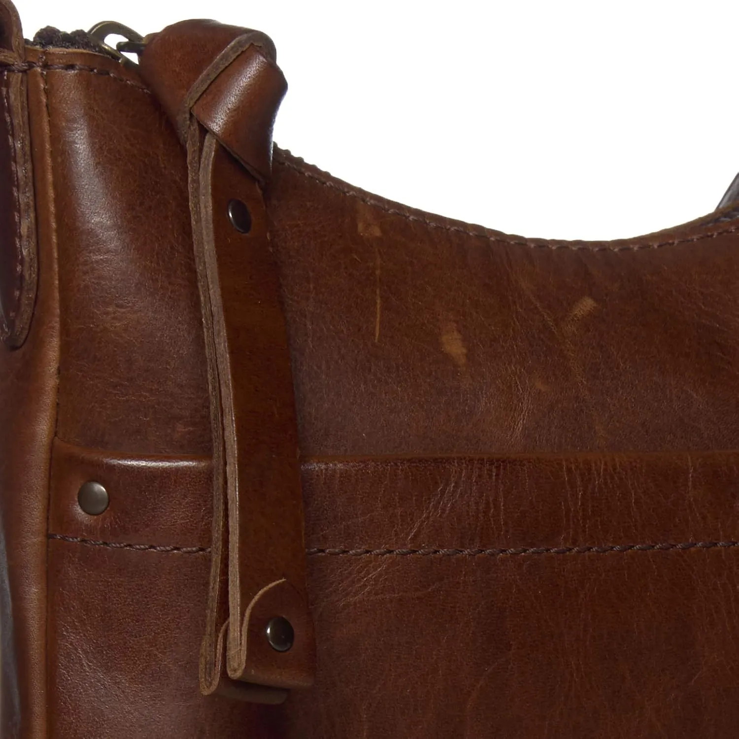 Frye Women's Melissa Swing Pack Zip Crossbody Bag, Handbag with Adjustable Strap & Pockets