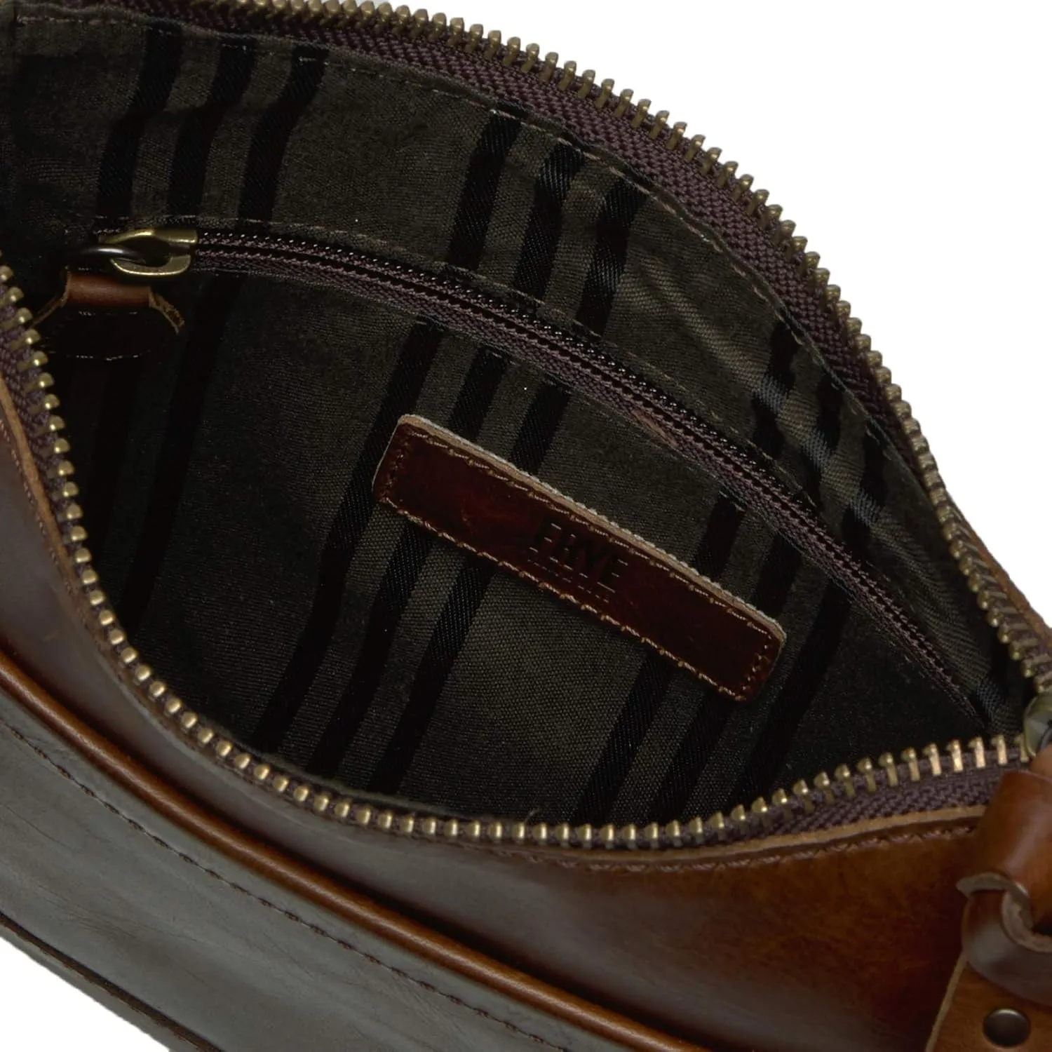 Frye Women's Melissa Swing Pack Zip Crossbody Bag, Handbag with Adjustable Strap & Pockets