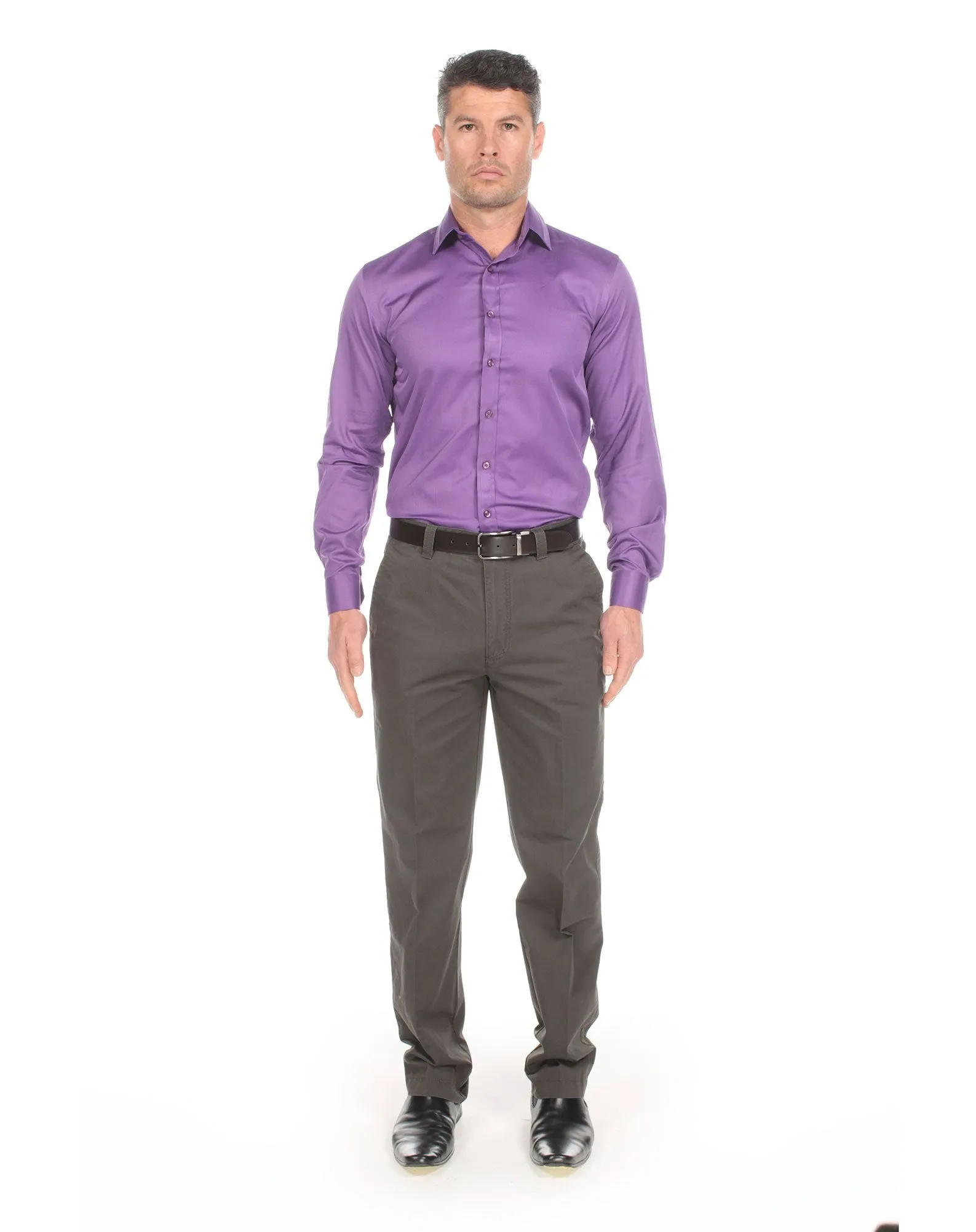 Gerase Men's Slim Fit Dress Shirt