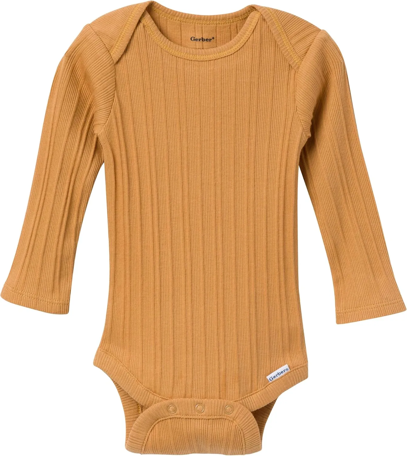 Gerber Baby Girls' 6-Pack Long-Sleeve Onesies Bodysuits