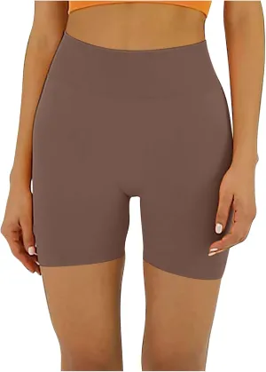 Gym Shorts Women Scrunch Butt Plus Size Workout Shorts Casual High Waisted Tummy Yoga Shorts Seamless Booty Shorts